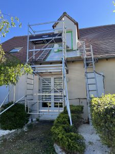 Réfection du chien assis